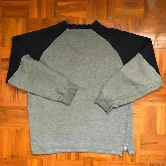 VTG RUSSELL ATHLETIC pullover v-neck gray blue MENS LARGE - Picture 2 of 6